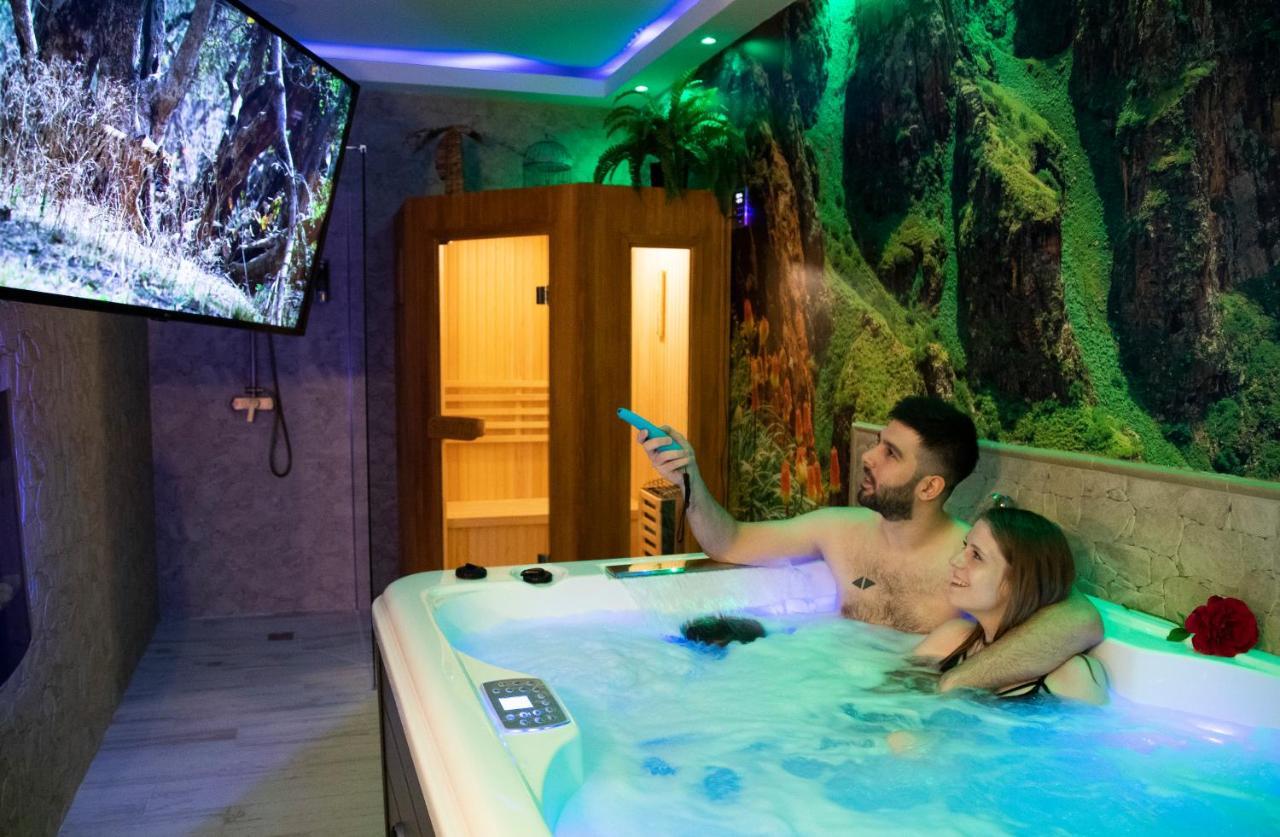 Apartamento Estrella Sauna Spa Jacuzzi Alhama De Aragon Bagian luar foto
