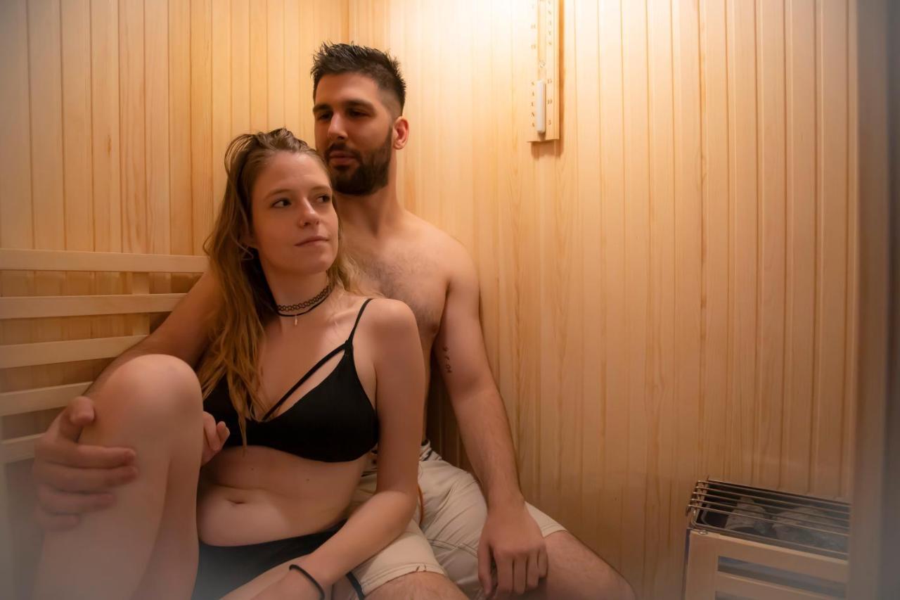 Apartamento Estrella Sauna Spa Jacuzzi Alhama De Aragon Bagian luar foto